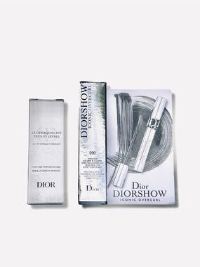 Dior Mascara & Makeup Remover Set - Silver